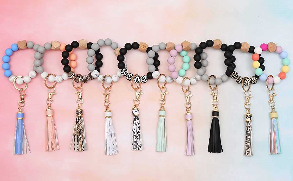 custom silicone bead bracelet