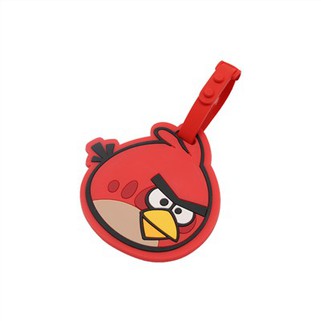 Etiqueta d'equipatge de PVC suau amb animals de dibuixos en 3D